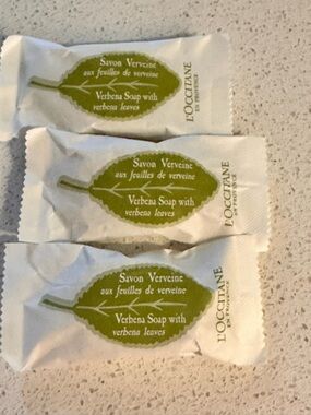 L'OCCITANE Verbena Soap Bars - White & Green Wrappers (Pair)